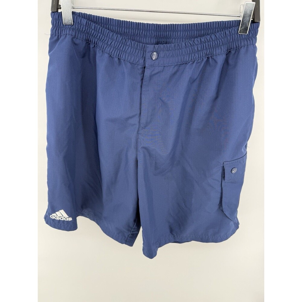 Adidas Originals Trefoil Essential Woven Cargo Shorts Blue L
